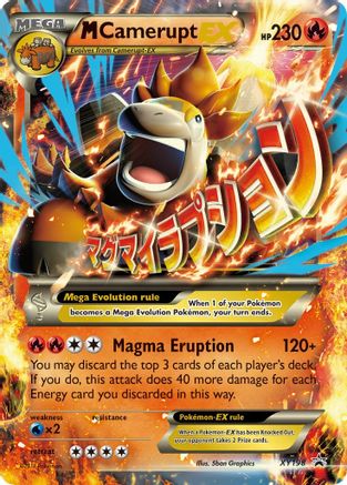 XY Promos M Camerupt EX #XY198