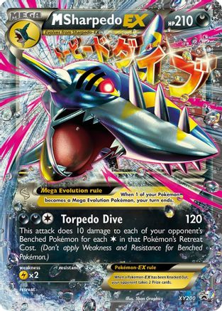 XY Promos M Sharpedo EX #XY200