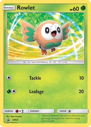SM Promos Rowlet #SM22