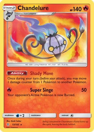 SM - Guardians Rising Chandelure #13