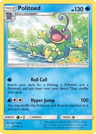 SM - Guardians Rising Politoed #25