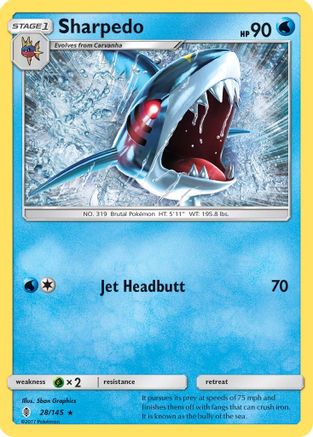 SM - Guardians Rising Sharpedo #28