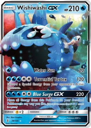 SM - Guardians Rising Wishiwashi GX #38