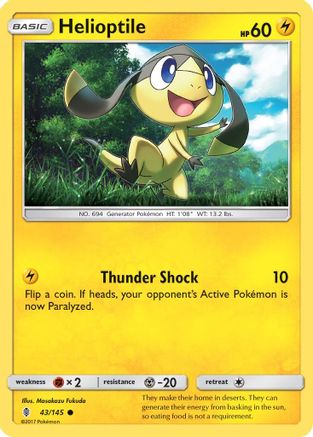 SM - Guardians Rising Helioptile #43