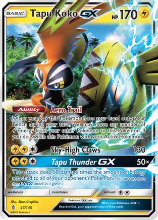 SM - Guardians Rising Tapu Koko GX #47