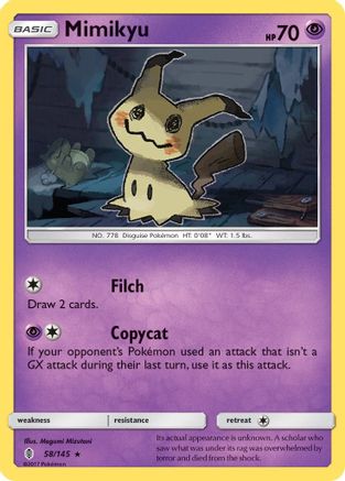 SM - Guardians Rising Mimikyu #58