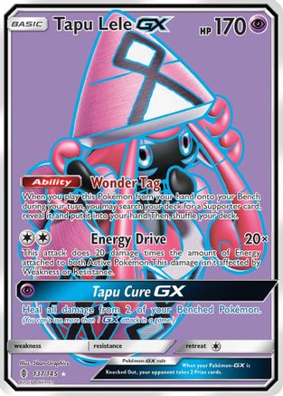 SM - Guardians Rising Tapu Lele GX (Full Art) #137