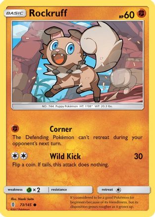 SM - Guardians Rising Rockruff #73