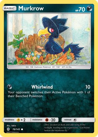 SM - Guardians Rising Murkrow #78