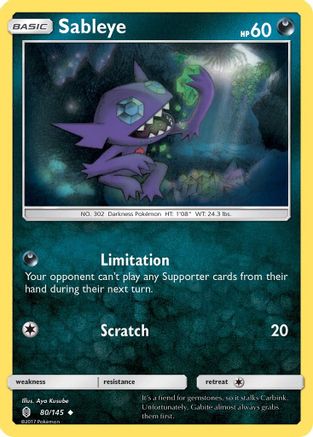 SM - Guardians Rising Sableye #80