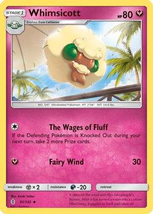 SM - Guardians Rising Whimsicott #91