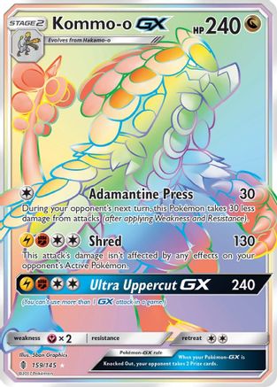 SM - Guardians Rising Kommo-o GX (Secret) #159