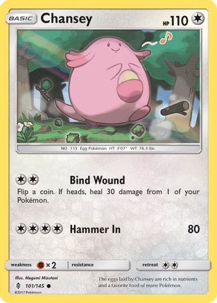 SM - Guardians Rising Chansey #101