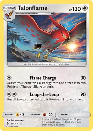 SM - Guardians Rising Talonflame #111