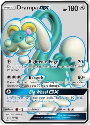 SM - Guardians Rising Drampa GX (Full Art) #142