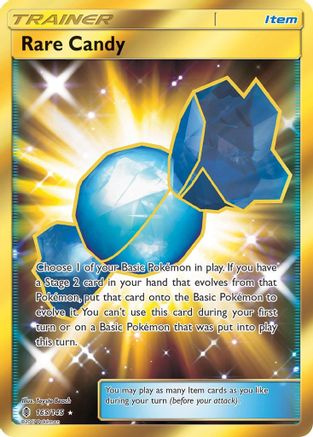 SM - Guardians Rising Rare Candy (Secret) #165