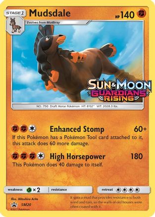 SM Promos Mudsdale - SM20 (Prerelease) #SM20