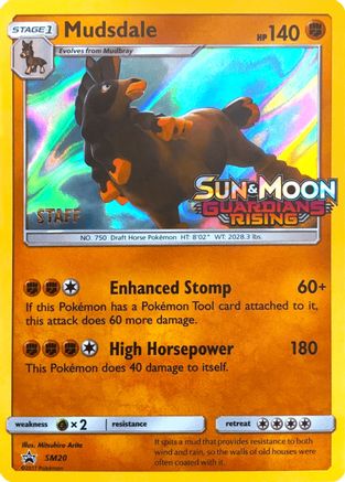 SM Promos Mudsdale - SM20 (Prerelease) [Staff] #SM20