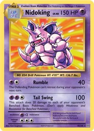 Deck Exclusives Nidoking - 45/108 (XY Evolutions) #045