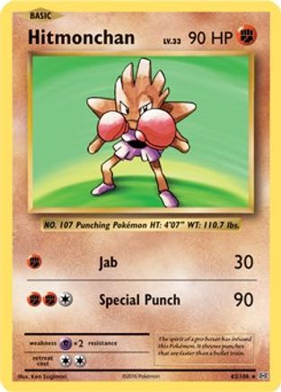 Deck Exclusives Hitmonchan - 62/108 (XY Evolutions) #062