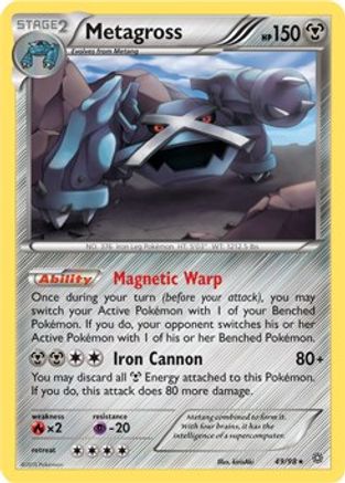 Deck Exclusives Metagross - 49/98 (XY Ancient Origins) #049