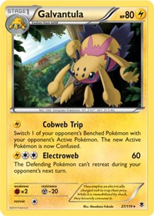Deck Exclusives Galvantula - 27/119 (XY Phantom Forces) #027