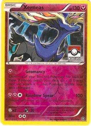 League & Championship Cards Xerneas - 81/114 (Pokemon League) #081