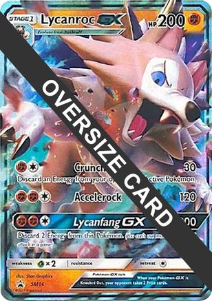 Jumbo Cards Lycanroc GX #SM14