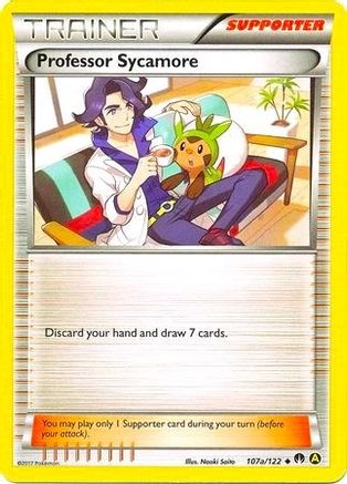Alternate Art Promos Professor Sycamore - 107a/122 (Non-Holo) #107a