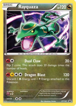 XY Promos Rayquaza #XY141
