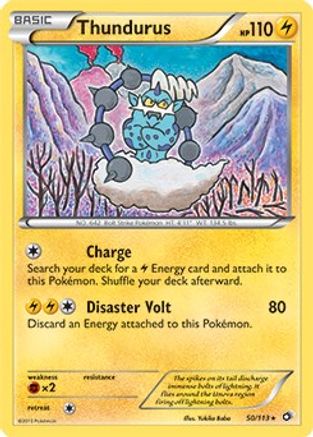 Deck Exclusives Thundurus - 50/113 (BW Legendary Treasures) #050