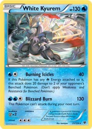 Deck Exclusives White Kyurem - 21/124 (XY Fates Collide) #021