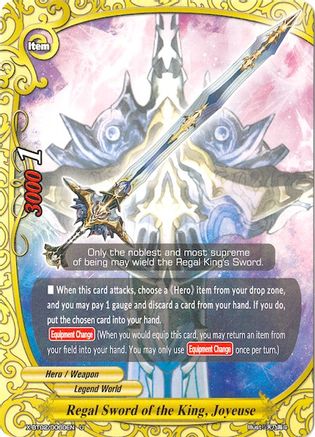 Regal Sword of the King, Joyeuse - Chaos Control Crisis - Future Card ...