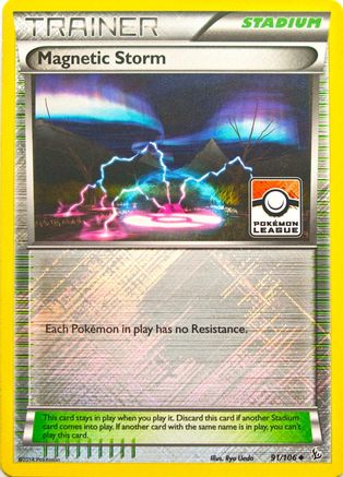 League & Championship Cards Magnetic Storm - 91/106 (Pokemon League) #091