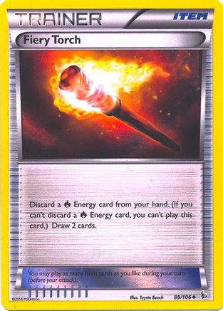 Miscellaneous Cards & Products Fiery Torch - 89/106 (Sheen Holo) #089