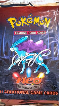 holo or non-holo 1st Edition Mint Neo Revelation Booster Open Pack ! 