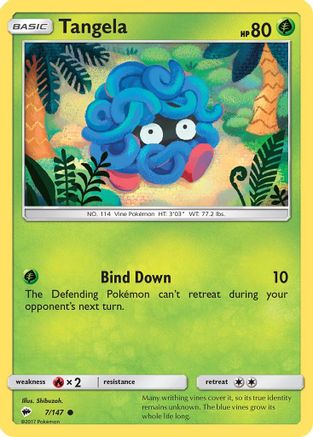 SM - Burning Shadows Tangela #7