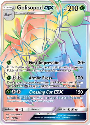 SM - Burning Shadows Golisopod GX (Secret) #148