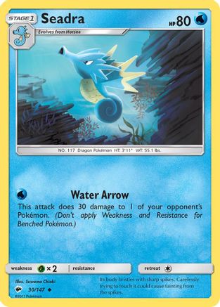 SM - Burning Shadows Seadra #30