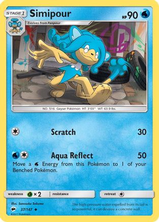 SM - Burning Shadows Simipour #37