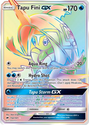 SM - Burning Shadows Tapu Fini GX (Secret) #152