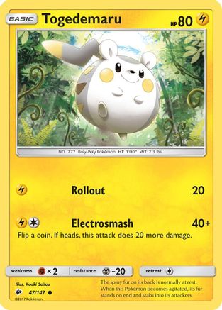 SM - Burning Shadows Togedemaru #47