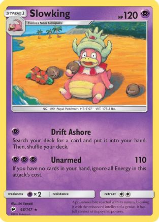 SM - Burning Shadows Slowking #48