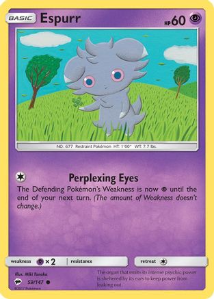 SM - Burning Shadows Espurr #59