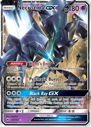 SM - Burning Shadows Necrozma GX #63