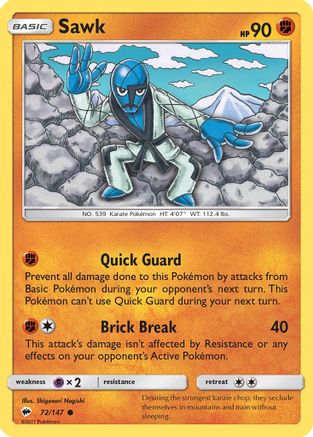 SM - Burning Shadows Sawk #72
