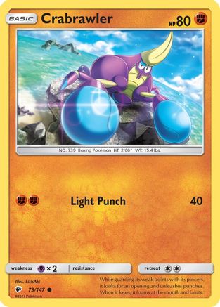 SM - Burning Shadows Crabrawler #73