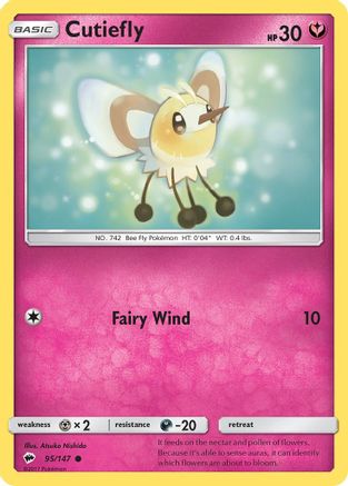 SM - Burning Shadows Cutiefly #95