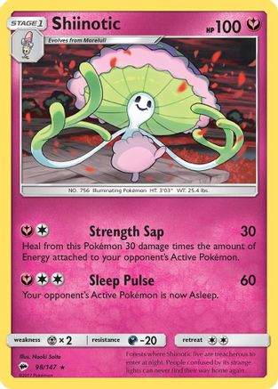 SM - Burning Shadows Shiinotic #98