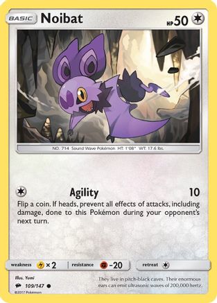 SM - Burning Shadows Noibat #109